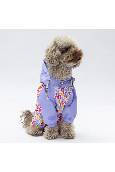 Pawstar Marsala Dog Jumpsuit Raincoat Dog Raincoat Dog Outfit Dog Dress