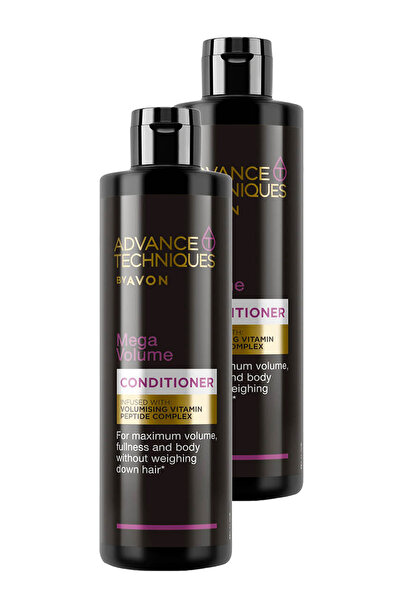 AVON Advance Techniques Mega Volume Hacim Veren Saç Kremi 250 Ml. İkili Set