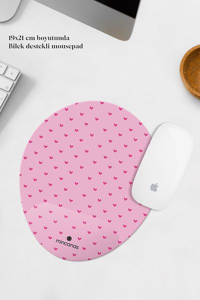 Mincanas Colorful Wrist Supported Oval Mouse Pad Mouse Pad