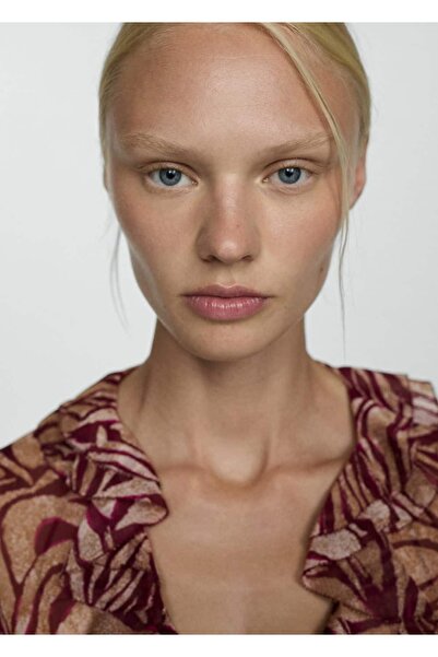 MANGO Woman Μπλούζα με μοτίβο φλουριά