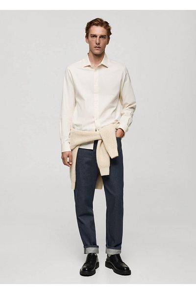 MANGO Man Σκούρο χρώμα Regular Cut Jean