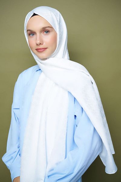 Modakaşmir Şal cu model circular din seria Jacquard mătăsos