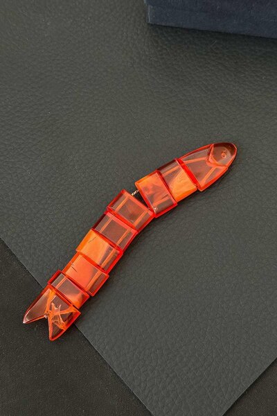 TESBİHKENTİ Master Hands κυματιστό στενό κεχριμπαρένιο ψάρι χάντρες προσευχής