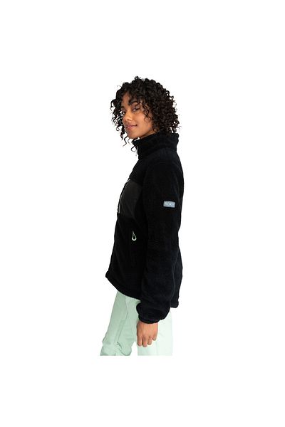 Roxy Women's Alabama Full Zip Anthracite - Solid Fleece Jacket Erjft04708-kvj0