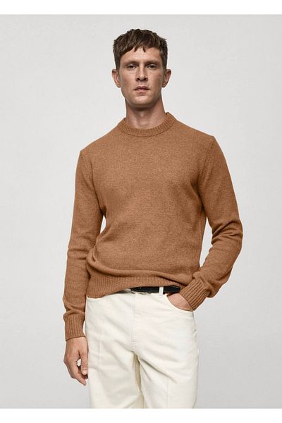 MANGO Man Strickpullover aus Wollmischung