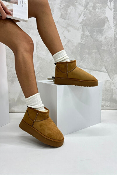 inizio Tan Fur Γυναικείες Μπότες GD50