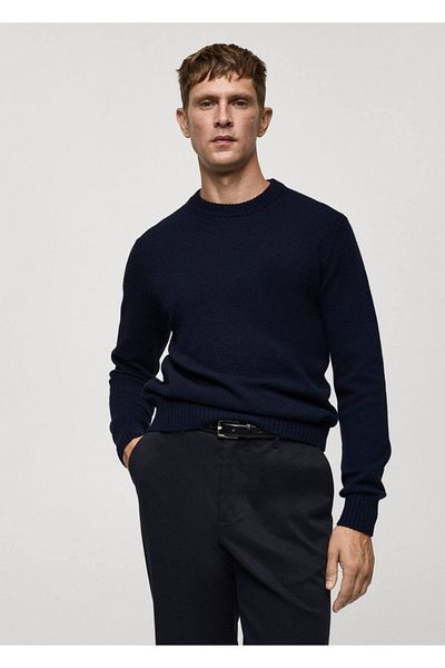 MANGO Man Strickpullover aus Wollmischung