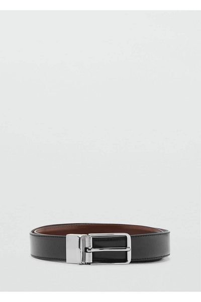 MANGO Man Leather Belt