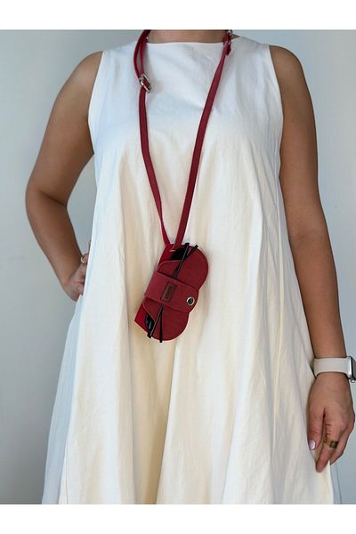 wearme Glasses Case with Neck Strap and Card Holder