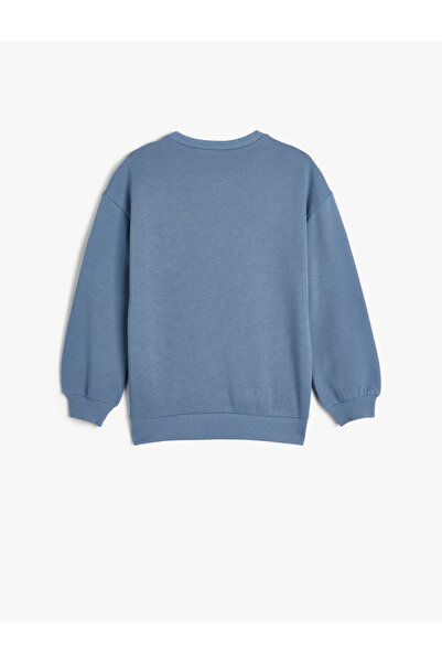 Koton Kız Çocuk Sweat 5wkg10097ak Mavi