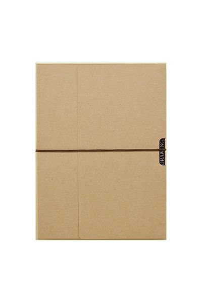 Art & Art A5 80 Yp Kraft Covered 180 Degree Elastic Sketchbook