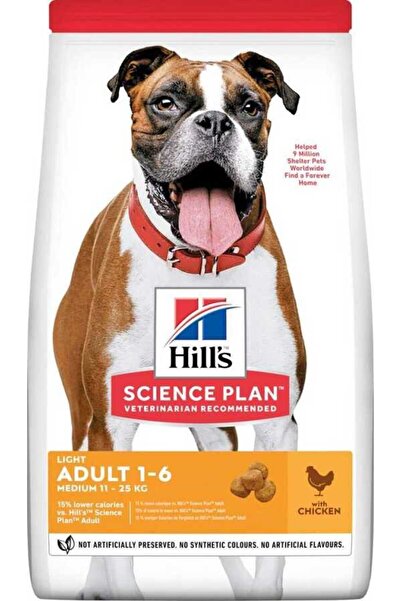 Hill's Hills Light Orta Irk Tavuklu Diyet Köpek Maması 2.5 Kg