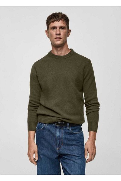 MANGO Man Strickpullover aus Wollmischung