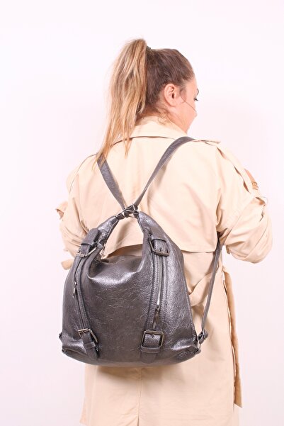 GALB LEATHER Large Size Soft Leather Multifunctional Women's Backpack and Shoulder Bag - Stylish and Practical Design