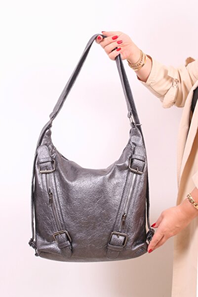 GALB LEATHER Large Size Soft Leather Multifunctional Women's Backpack and Shoulder Bag - Stylish and Practical Design