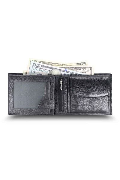 GUARD Genuine Leather Men's Wallet P50 with Black Coin Compartment