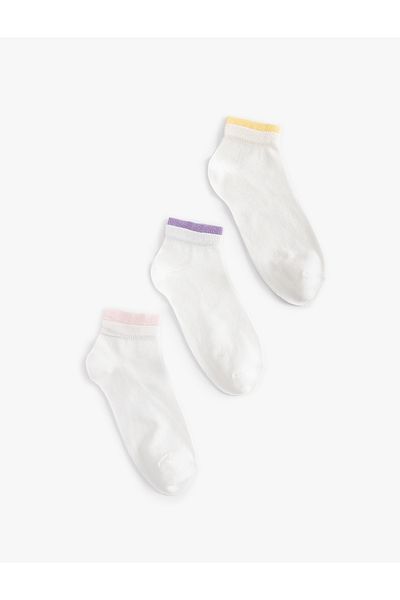 Koton Set de 3 papuci șosete multicolore