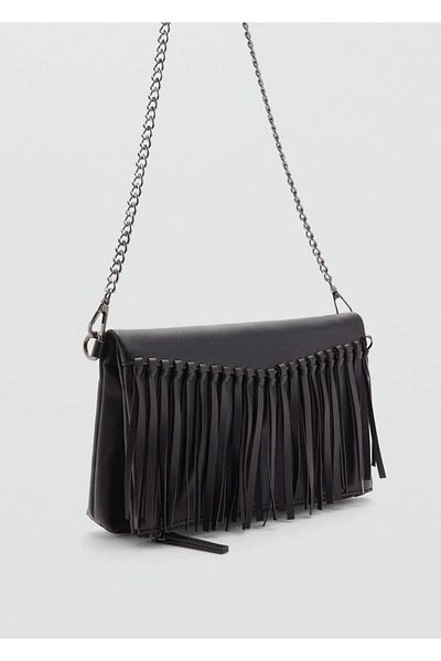 Mango Teen Geantă Crossbody cu franjuri