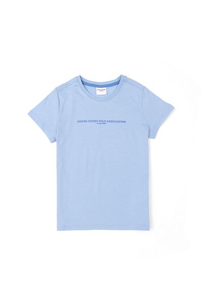U.S. Polo Assn. Светлосиня тениска с кръгло деколте за момче 50281568-VR003