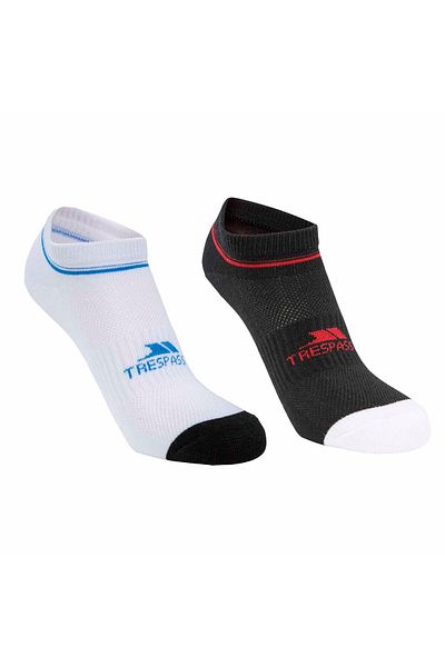 Trespass Isolate - 2 Pk Unisex Coolmax Trainer Liner Sock