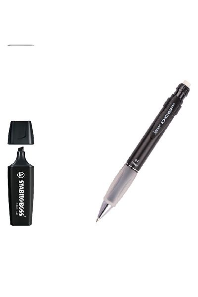 Stabilo Stabilo Black Phosphorus Pen & Deep Serve Black 0.7 Versatile Pen