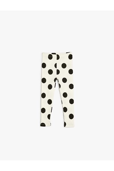 Koton Cotton Camisole - Polka Dot and Elastic Waist Leggings