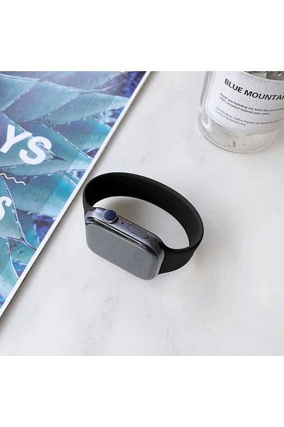 zore ساعة Ultra 49mm Cord متوافقة مع KRD-31 Solo Loop حزام متوسط ​​CLO- أسود