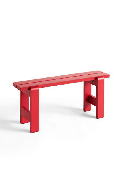 KÜTÜKhouse Ahşap Bank Kırmızı 110 cm