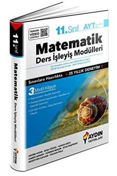 Aydın Yayınları 11. Sınıf Aydın Matematik Ders İşleyiş Modülleri