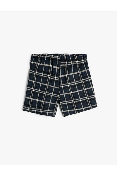 Koton Zweireihiger Mini-Shortsrock – elastischer Bund und Knopfdetail