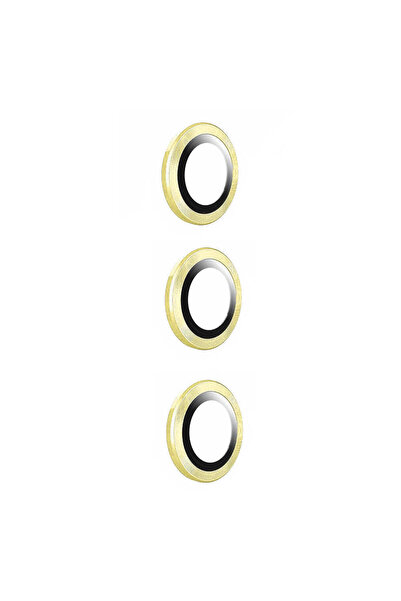 Techaks Galaxy S24 Compatible Zore Camera Protective Glass Film-Yellow