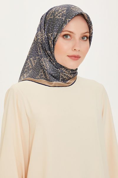 Armine 100% Sura Silk Scarf for 2024-2025 Autumn-Winter Season - 9228D 05