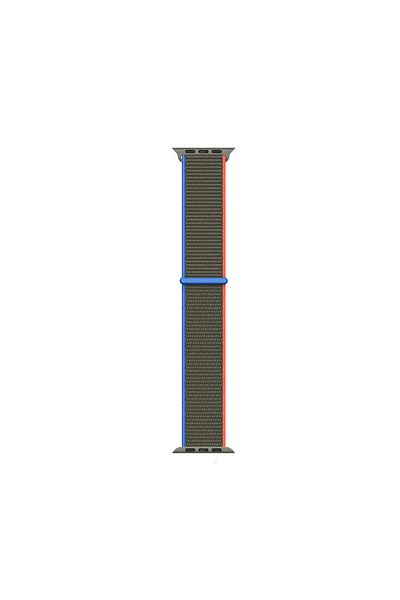 zore ساعة Ultra 49mm Cord Band-03 Series حزام شبكي - زيتوني