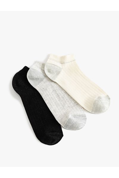 Koton Set de 3 papuci șosete multicolore
