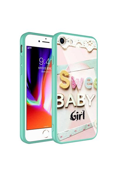 zore غطاء إيبوكسي من السيليكون الصلب زور إيبوكسي متوافق مع كاميرا iPhone SE 2022 محمي من السيليكون الصلب المنقوش والمزخرف - رقم 5