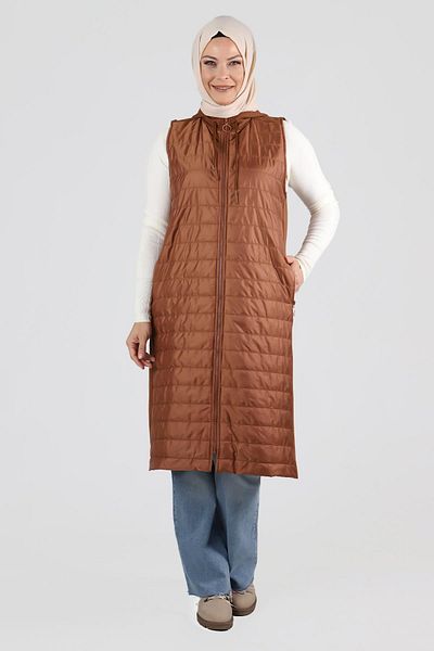 Moda Rosa 24K3001 - TABA - LARGE SIZE CAPTONED VEST