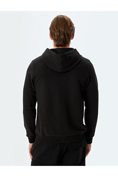 Koton Basic Hooded Cotton Long Sleeve Hoodie