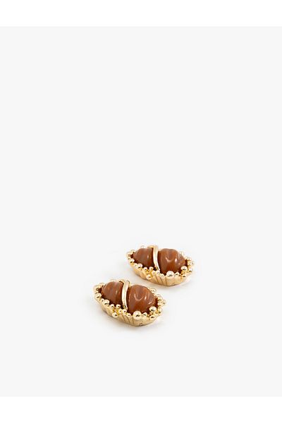 Koton Steel Mixed Abstract Earrings