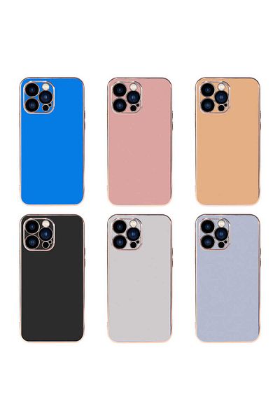 zore iPhone 13 Pro Compatible Zore Vienna Case-Gold