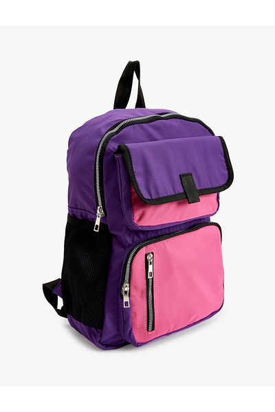 Koton Bag with Zipper and Pocket Detail