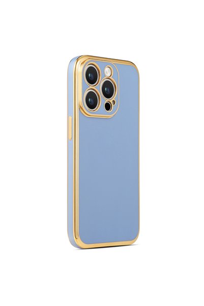 tekno grup حافظة Zore Bark متوافقة مع هاتف iPhone 14 Pro Max - أزرق
