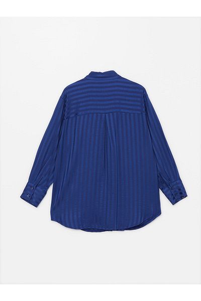 LC Waikiki Lw - Striped Satin Women's Shirt Tunic