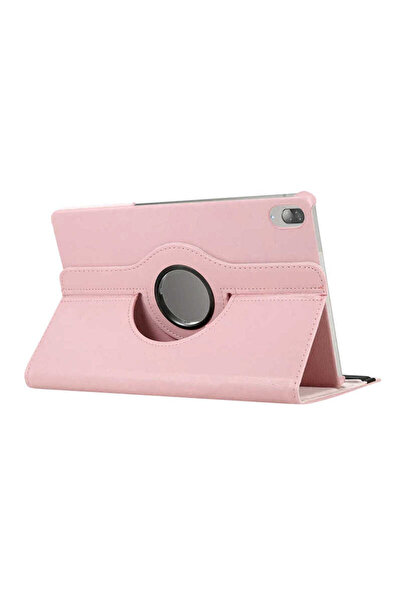 zore Lenovo Tab P11 Pro 11.2" 2Nd Generation Compatible Zore Rotatable Stand Case-Pink