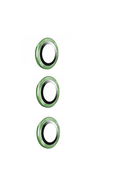 Techaks Galaxy S23 Fe Compatible Zore Camera Protective Glass Film-Green