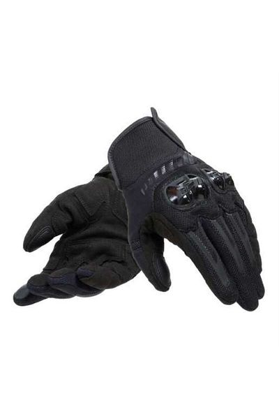 Dainese قفازات Eld/Mig 3 Air Tex - أسود أسود
