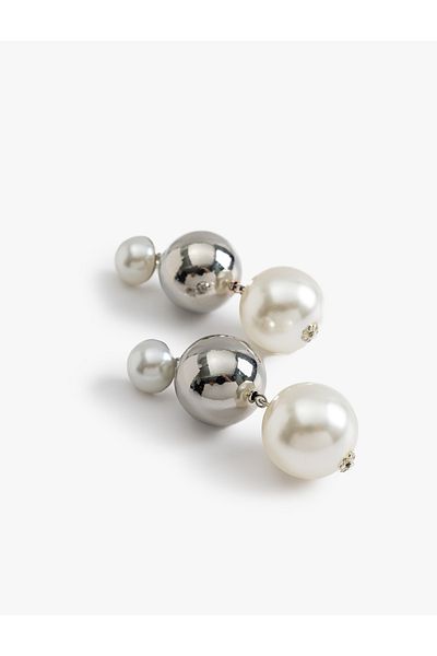 Koton Dangle Pearl Earrings