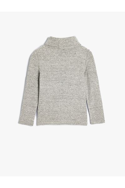 Koton Turtleneck Viscose T-shirt - Long Sleeve