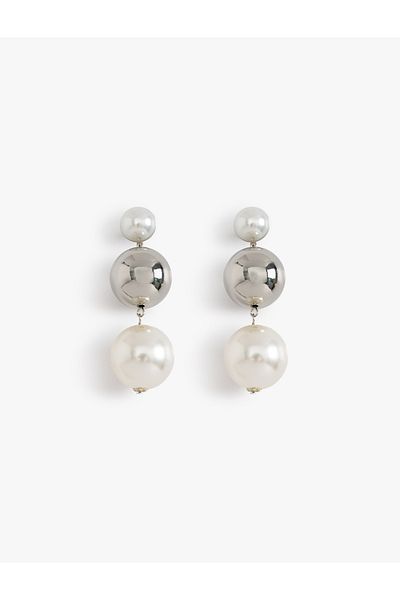 Koton Dangle Pearl Earrings