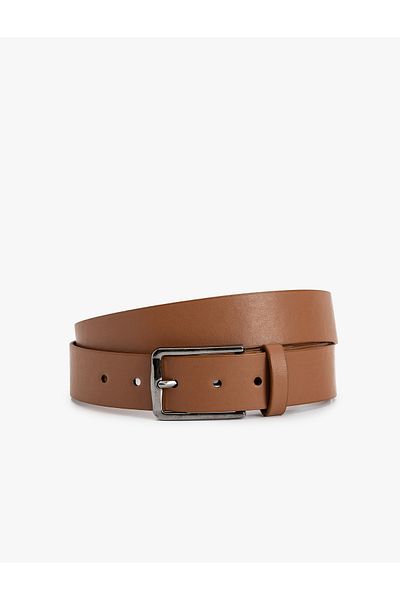 Koton Faux Leather Belt with Buckle