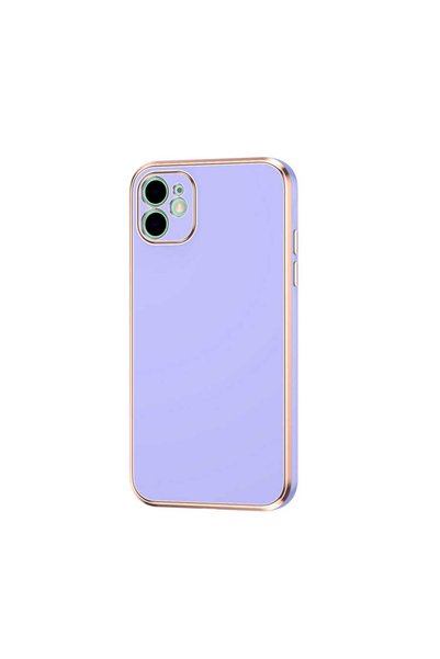 Techaks حافظة Zore Bark متوافقة مع هاتف iPhone 12 - أرجواني